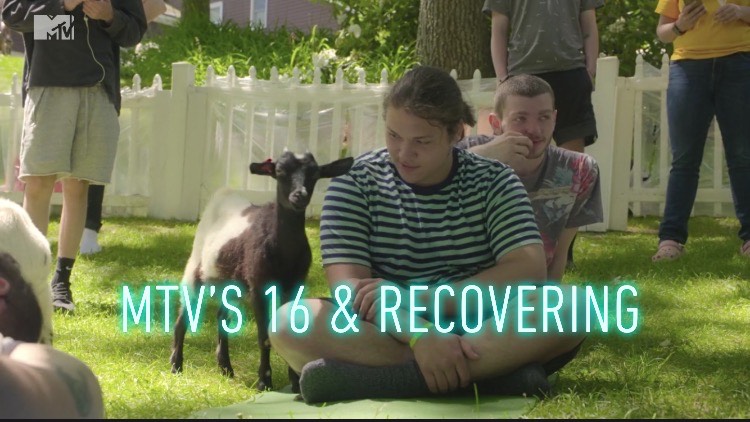 MTV’s 16 & Recovering, unwinds with Goat Yoga